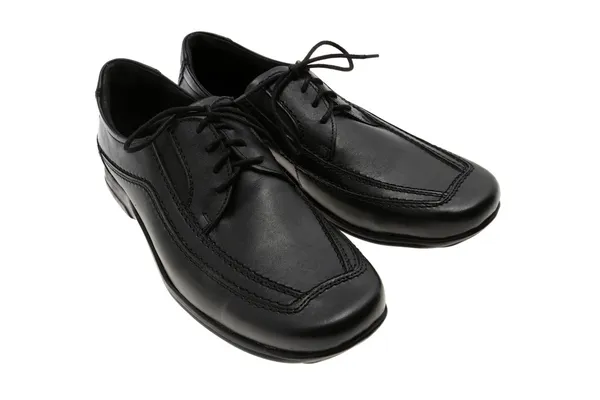 Paar zwarte schoenen — Stockfoto