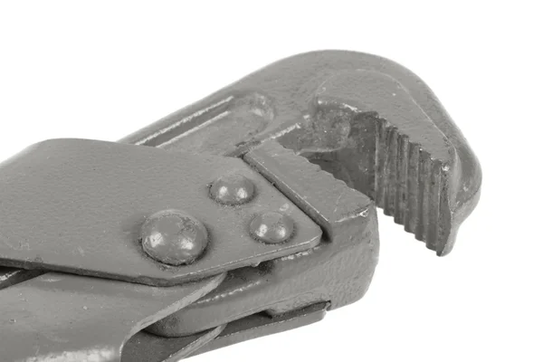 Pipe wrench closeup. — Stock Photo, Image