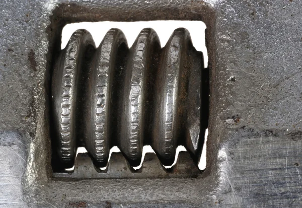 Bir Fransız anahtarı ayarlama gömme — Stok fotoğraf