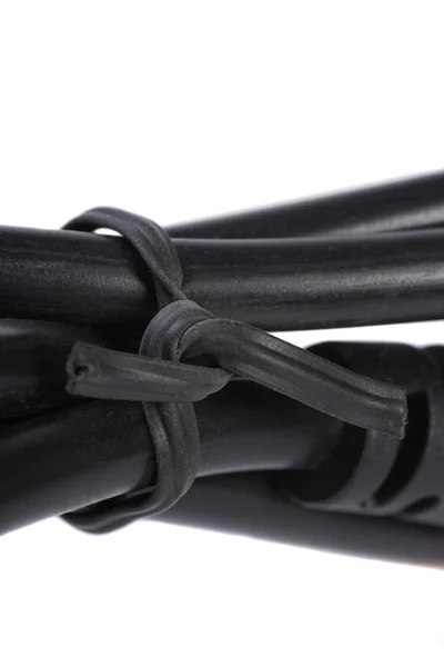 Bundle black power cable. — Stock Photo, Image