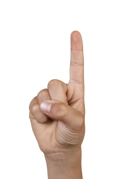 One finger — Stock Photo, Image