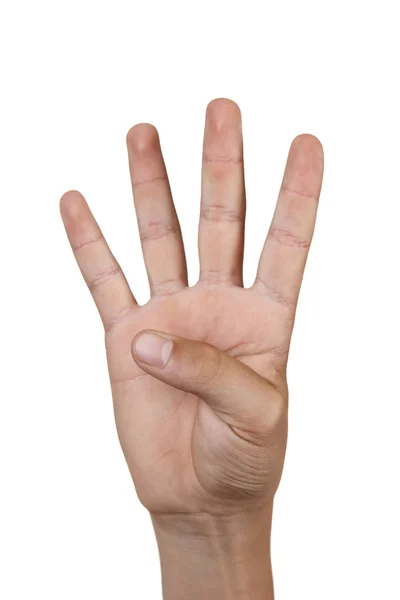Four fingers — Stock Photo, Image