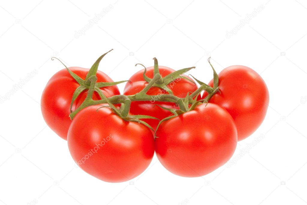 Trusse Tomatoes with clipping path