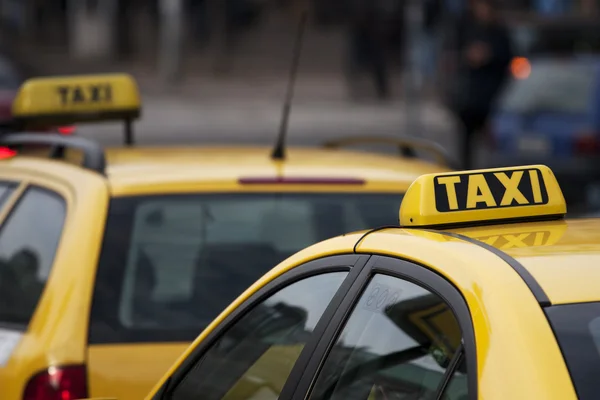 Taxi Taxi 's — Stockfoto