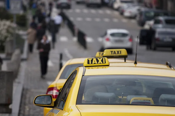Ταξί-Ράδιο Ταξί — Φωτογραφία Αρχείου