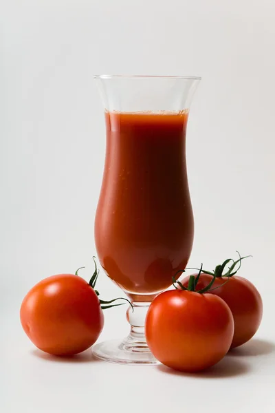 stock image Tomatoes and tomato juice