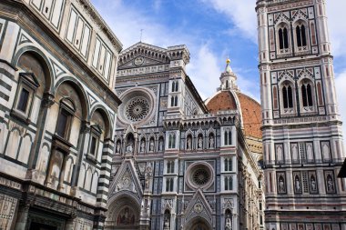 ünlü katedral, Floransa, İtalya.