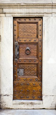 ahşap kapı, Gotik tarzı, Floransa.