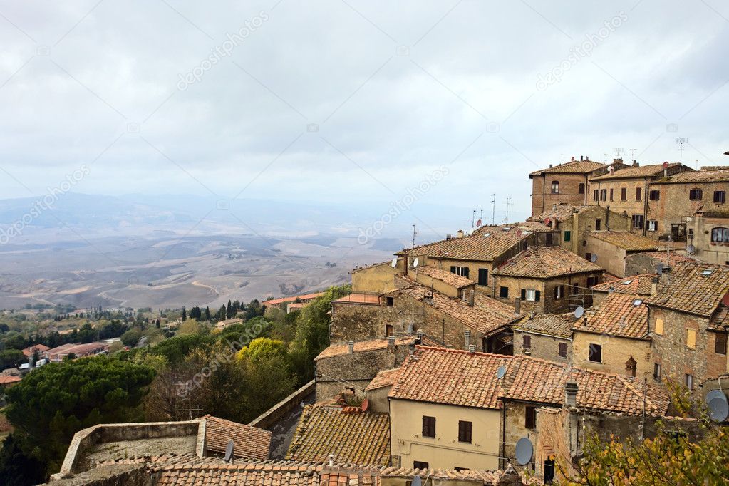 Cloudy day in October.Tuscany.