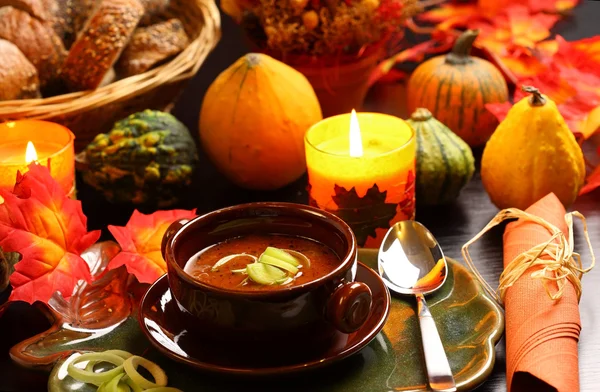 Суп из гуляша на День Благодарения — стоковое фото