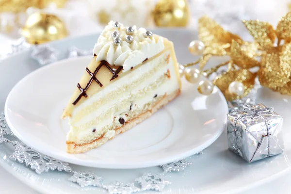 Karácsonyi torta marchpane — Stock Fotó
