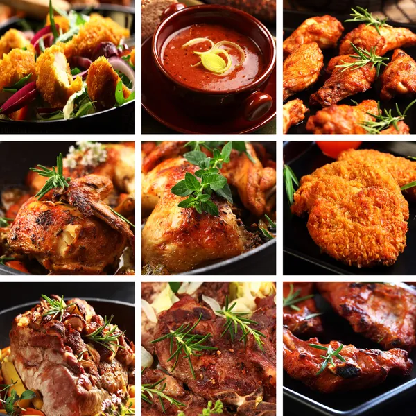 Meat dishes — Stock Photo, Image