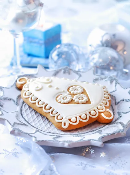 Noel için gingerbread çan — Stok fotoğraf