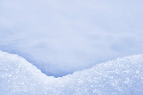 Detalhe da deriva de neve - textura de neve — Fotografia de Stock