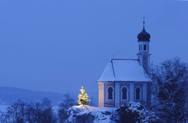 Christmas chapel — Stock Photo, Image