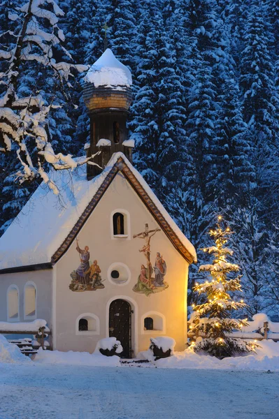 Christmas chapel — Stock Photo, Image