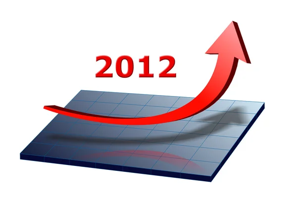 グラフ 2012 — ストック写真