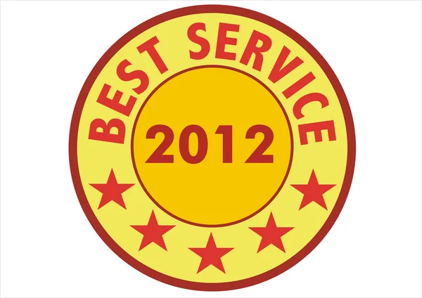 Bester Service 2012 — Stockfoto