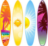 Tropical surfboard