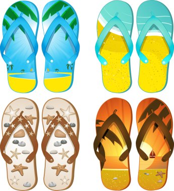 Flipflops clipart