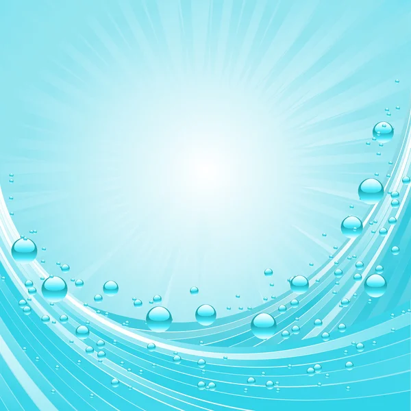 Φόντο υδάτινων κυμάτων — Διανυσματικό Αρχείο