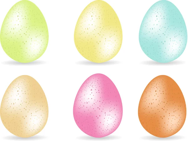 有斑点的复活节彩蛋 — 图库矢量图片
