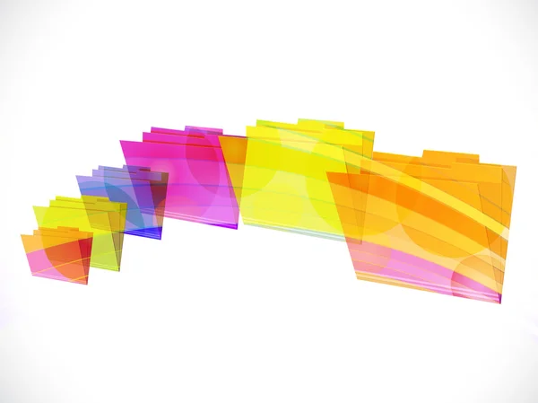 Folder rainbow — Stock Vector