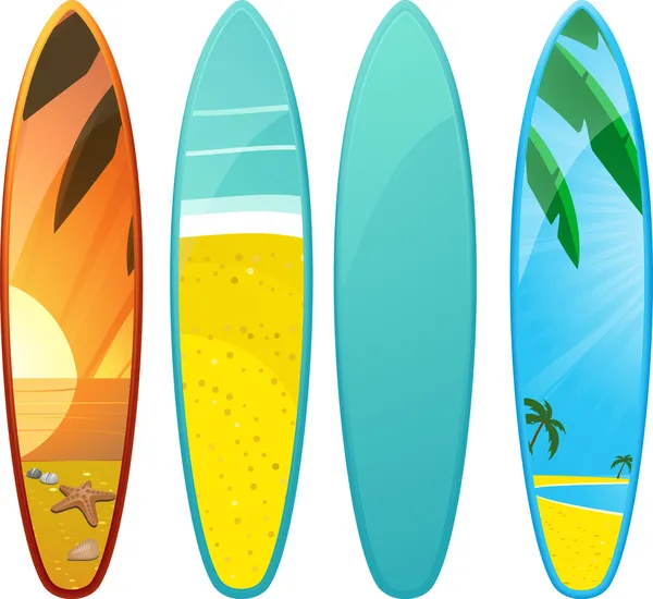 Surfbretter — Stockvektor