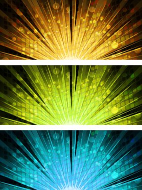 Abstract light explosion backgrounds clipart