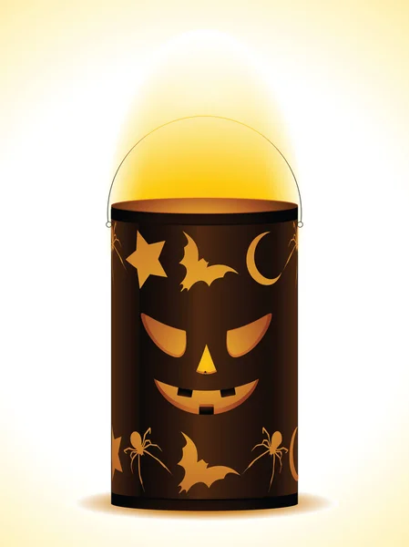Halloween lantern — Stock Vector