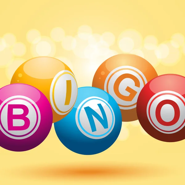 3d bingo background — Stock Vector