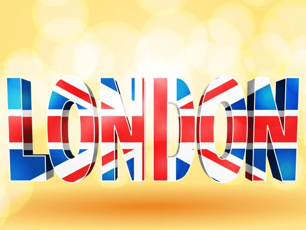 London zászlaja — Stock Vector