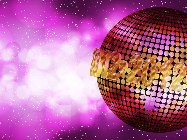 2012 fête disco éclatante — Image vectorielle