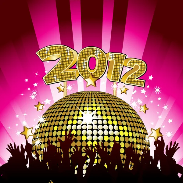2012 disco party — Wektor stockowy