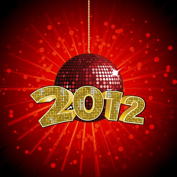 2012 disco ball — Wektor stockowy