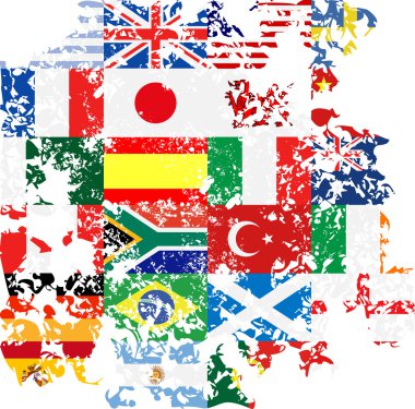 World flags clipart