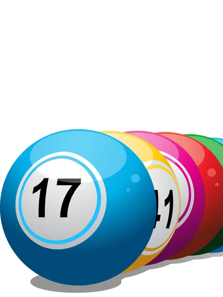 Balles de loterie 3d — Image vectorielle