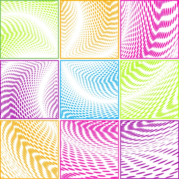 Boîtes demi-teintes abstraites — Image vectorielle