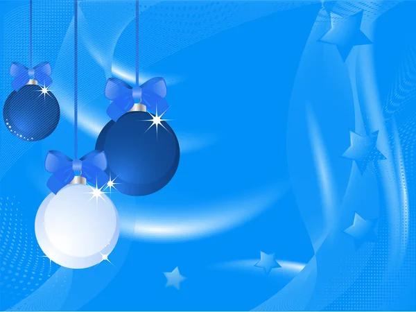Blue Christmas blends — Stock Vector