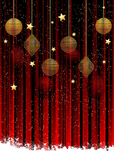 Fond boule de Noël — Image vectorielle