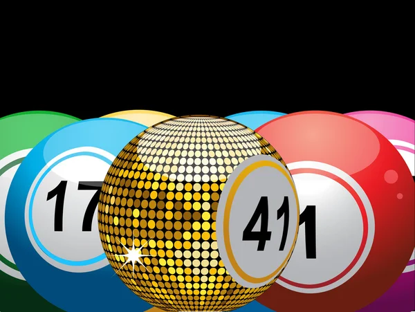 Boule de bingo chanceuse — Image vectorielle