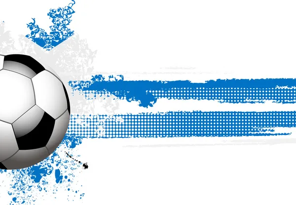 Drapeau écossais et football — Image vectorielle
