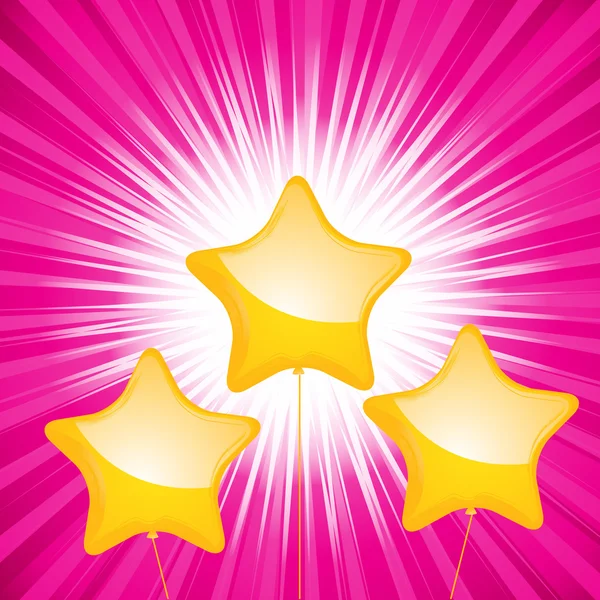 Étoile en forme de ballon starburst — Image vectorielle