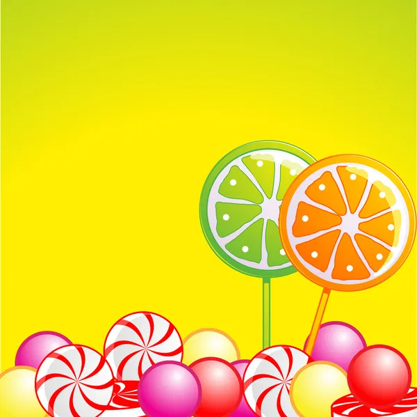 Candy background — Stock Vector