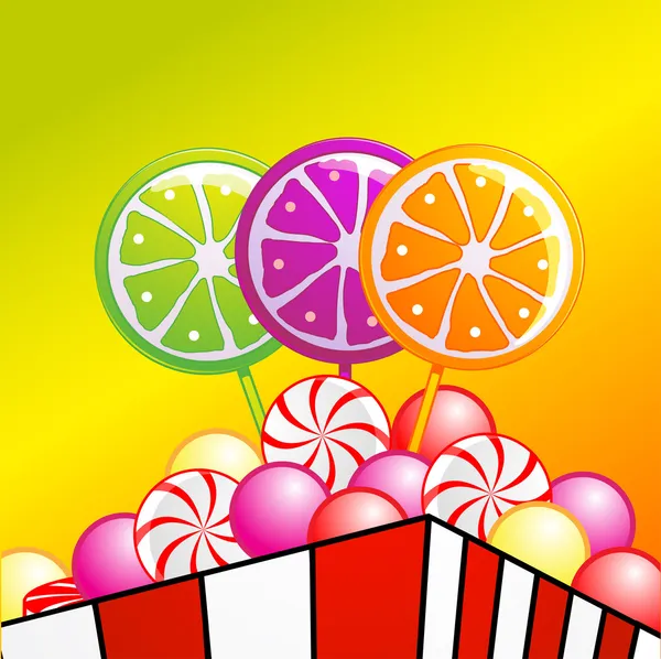 Bonbons — Image vectorielle