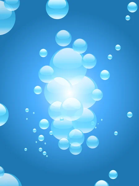 Waterbellen — Stockvector