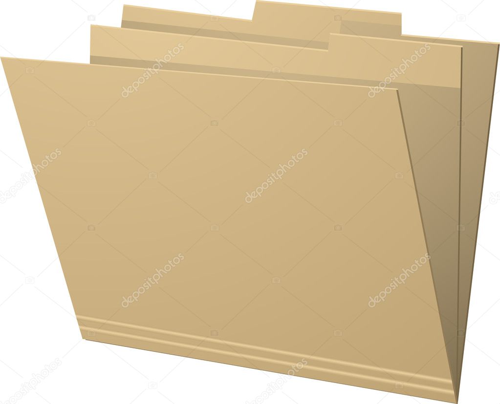Manila folder Stock Vector Image by ©elaineitalia 7927738