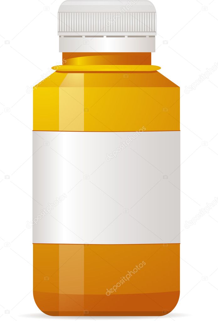 Empty pill bottle