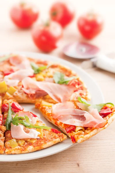 A lemez pizza — Stock Fotó