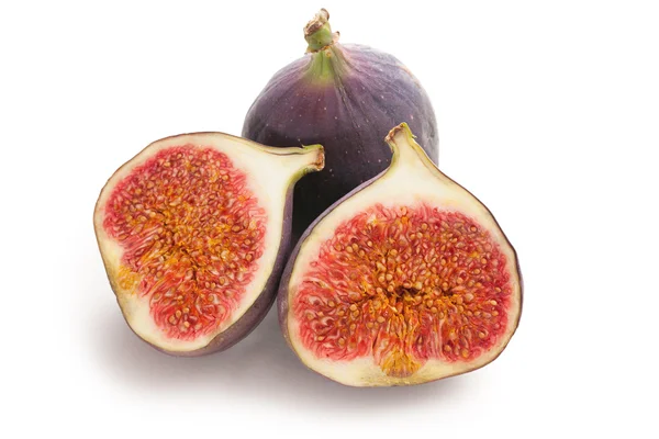 Fig. Fruta sobre fundo branco — Fotografia de Stock